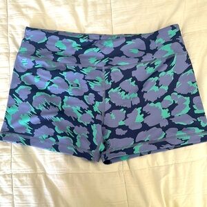New Without Tags IAB (I Am Becoming) MFG Shorts, purple green, Size XL/12